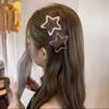 Solid Color Star Hair Side Clips Women Girls Clouds Star Metal Snap Clip Hairpins Barrettes Hair Grip Jewelry Bobby Hair Pins