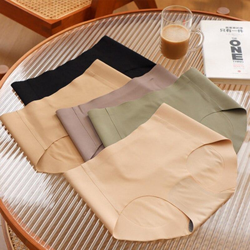 FINETOO Seamless Women Panties High Elastic Buttocks Lingerie S-XL Panty Underwear Sexy Pantys High Waist Breathable Underpants