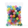 TAKASUE Ping Pong Balls for Recreation, Table Tennis Balls with Storage Bag, Plastic Balls, Plain, Colorful, 50 Balls