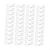 100 Pieces Cable Clips Organizer Fixed Clamps Easy To Install Utility Management Cord
