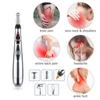 Nine-speed Intelligent Micro-electric Pulse-regulated Electronic Acupuncture Point Pen Meridian Energy Pen Multi-head Exchangeable Massage Pen Relax