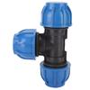 PE Plastic Water Pipe Fitting Accessories 32mm Tee Connector for Pipe Connection