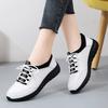 2025Women Shoes Platform Loafers Lace Up Leather Flats Trend Spring Casual Mom Shoe Mujer Zapatos Chaussure Femme