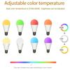 15W WiFi Smart Light Bulb E27 LED RGB Lamp Work with Alexa/Google Home 85-265V RGB+White Dimmable Timer Function Color Bulb
