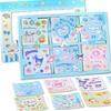 Sanrio Hologram Cinnamoroll Kuromi Pochako Sticker Gift Comprehensive Set, Sanrio Sticker Comprehensive Set of 60 Sheets