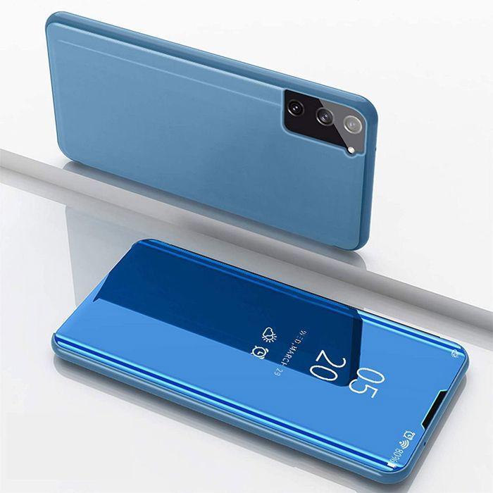 Coque de protection pour Xiaomi Redmi Note 14 5G - Antichoc - Effet miroir - Bleu