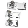 Ophiuchus Plating Self Locking Security Hasp Staple 2 Keys Cabinet Lock Drawer Padlock