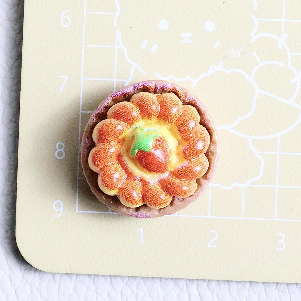 DIY Simulation Cake & Bread Miniature Play Set: Cream Glue, Keychain, Pendant & Hairpin Accessories