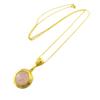 [P2296] - Artisanal Gold-plated Necklace 'Princesse Ottomane' Rose Gold