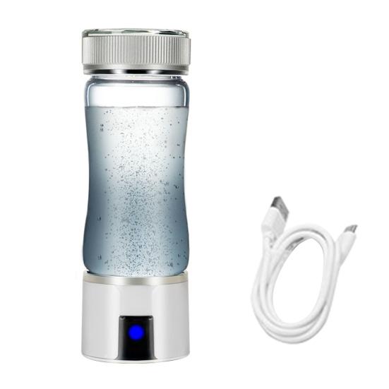 300ML Hydrogen Rich Water Bottle SPE PEM Technology Portable Glass Hydrogen Water Generator Healthy Glass Drinking