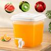 3.5L Drink Dispenser Fridge Beverage Liquid Container with Spigot Cold Water Pitcher for Home Party Outdoor