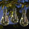 LED Solar Light Waterproof Outdoor Hanging Rotatable For Party Garden Home Patio Camping Decor Bulb Hanging Lantern