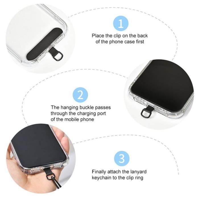 Coque - PROSHOP - pour Samsung Galaxy A55 5G - Antichoc - Silicone Transparent - Lanière Amovible Rose