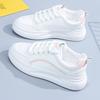 Spring and Autumn White Shoes Women's Round Head Lace-up Casual Student Shoes Board Shoes Women's Batch Comfortable