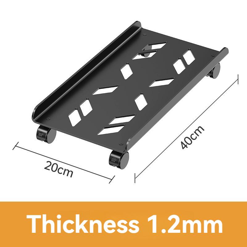 Adjustable Mobile CPU Stand, Ventilated Computer Tower Stand PC Tower Stand with 4 Caster Wheels Fits Most PC, Under Desk Holder