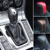 Wear-resistant Shift Knob Cover Leather Car Interior Accessories Car Shift Handle Cover  for Car