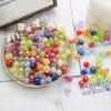 50pcs Acrylic Colorful Bubble Beads For DIY Necklace Jewelry Accessories