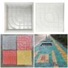 1Pcs Reusable Paving Brick Mould Square Shaped Walkway Brick Mold  For Lawn Patio Yard Garden