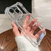 Shockproof Silicone Clear Phone Case For iPhone 17Air 16 13 11 12 14 Pro Max Mini Lens Protection Back Case For iPhone 15 PRO XS MAX X XR Puls