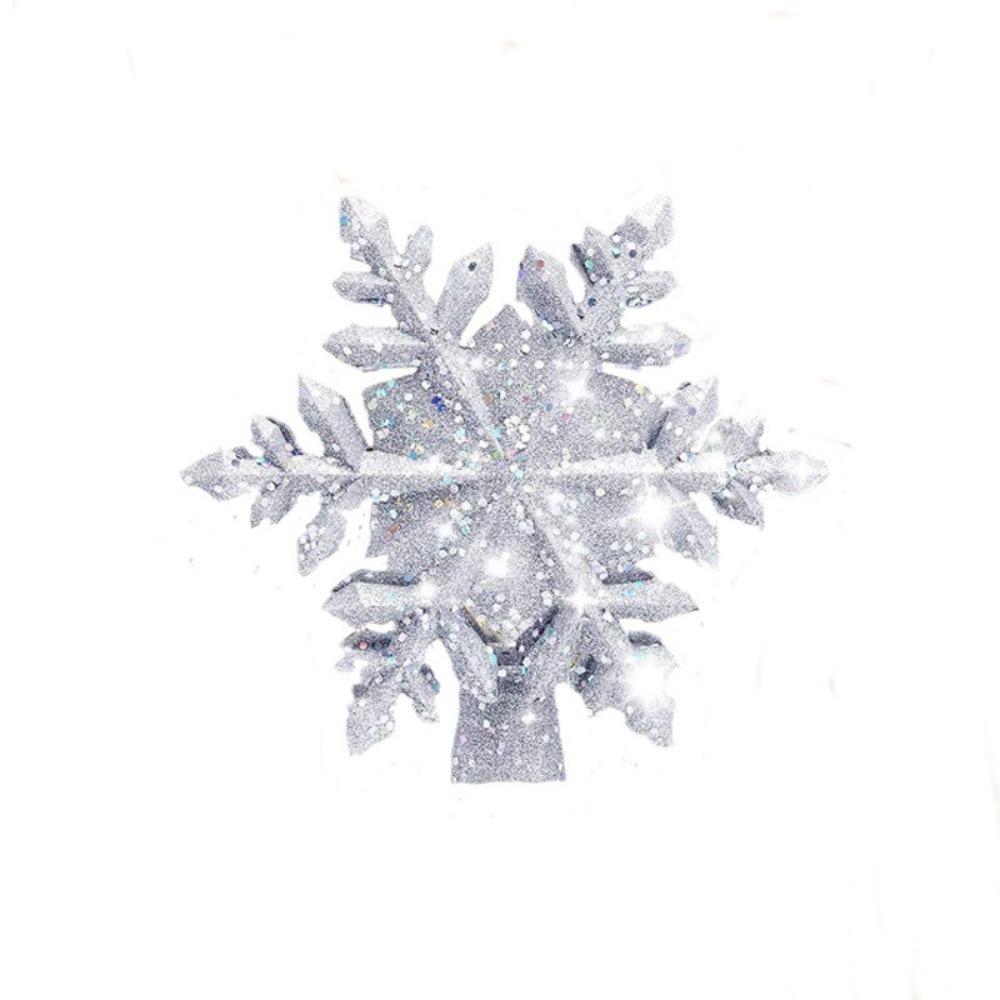 3D Glitter Projection Christmas Tree Toppers Snowflake Stars Party Decor New Xmas Tree Lighting