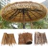 1mx50cm Straw Thatch Garden Decoration Fireproof For Outdoor Roof Fake Plant Pavilion Simulation Natural Thatched