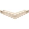 Vent Cover LUFT Corner 56x56x9 Cream Slim