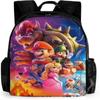 Durable Cartoon Print Backpack - Spacious and Stylish for Commuters