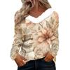 Long Sleeve Shirts For Women Cute Tops Christmas Prints Tees Blouses Casual Plus Size Basic Tops Pullover
