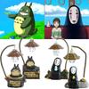 Totoro My Neighbor No Face Man Night Lamp Resin Cartoon Figurine Gift Light