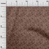 oneOone Cotton Flex Brown Fabric Batik Sewing Material Print Fabric By The Yard 40 Inch
