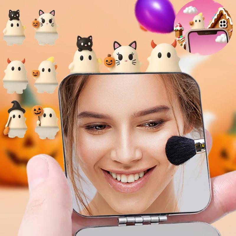 Ghostees Mystery Phone Buddy Хэллоуин Призрачные Аксессуары для Телефона Наклейка Милый Декор для Автомобиля Зеркало Заднего Вида Украшения на Приборную Панель