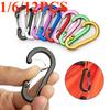 Carabiner Clip Set, Tourist Small Hooks, Outdoor Fishing, Camping, Cycling Hiking, Multi Tool Keychain Buckle Karabiners,6PCS