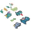 10Pcs Sew On Patches Dinosaur Shape Cute DIY Easy To Use Embroidery Applique for Clothes