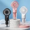 Portable Humidifier Fan Mini Handheld Mist Fan Portable USB Rechargeable Handheld Fan with Humidifier Mini Water Spray Hand Fan