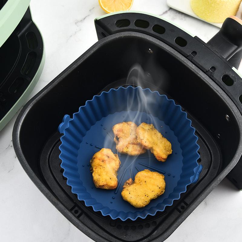 Air Fryers Oven Baking Tray Fried Chicken Basket Mat Airfryer Silicone Bakeware