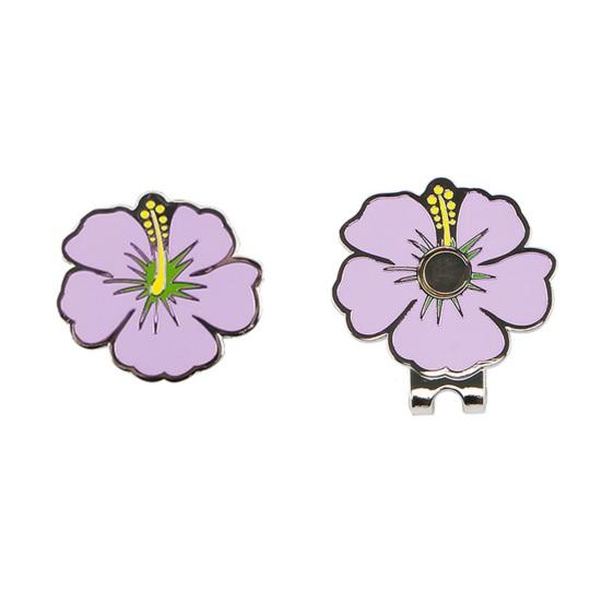 Magnetic Golf Ball Marker with Hat Clip Rustproof Corrosion Resistant Metal Flower-Shaped Golf Ball Marker Accessories
