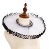 Elegant Renaissance False Collar Detachable Retro Ruff Collar  Collar Accessory