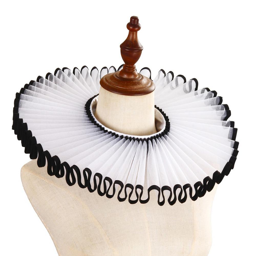 Elegant Renaissance False Collar Detachable Retro Ruff Collar Collar Accessory