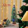 New Illuminated White Cedar Christmas Tree PVC Christmas Tree Table Christmas Tree Ornament Gift