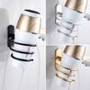 Hair Dryer Rack Space Aluminum Bathroom Wall Holder Shelf Storage