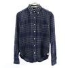 Markaware Made In Japan Cashmere Blend Check Pattern Long Sleeve Button Down Shirt Women Used