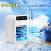 USB Charging Air Conditioner Mini Cooling Fan Desktop Air Cooler  Air Humidifier Double Spray Fan Summer Refrigeration Artifact