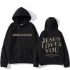 Jesus Loves You Hoodie for Autumn Winter Gothic Hooded Sweatshirts Graphic Printing Clothing Sudaderas Punk Soft Hoody