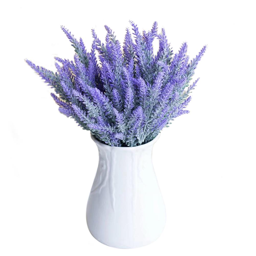 1Pc Artificial Fake Lavender Flower Plants Wedding Party Home Office Decoration