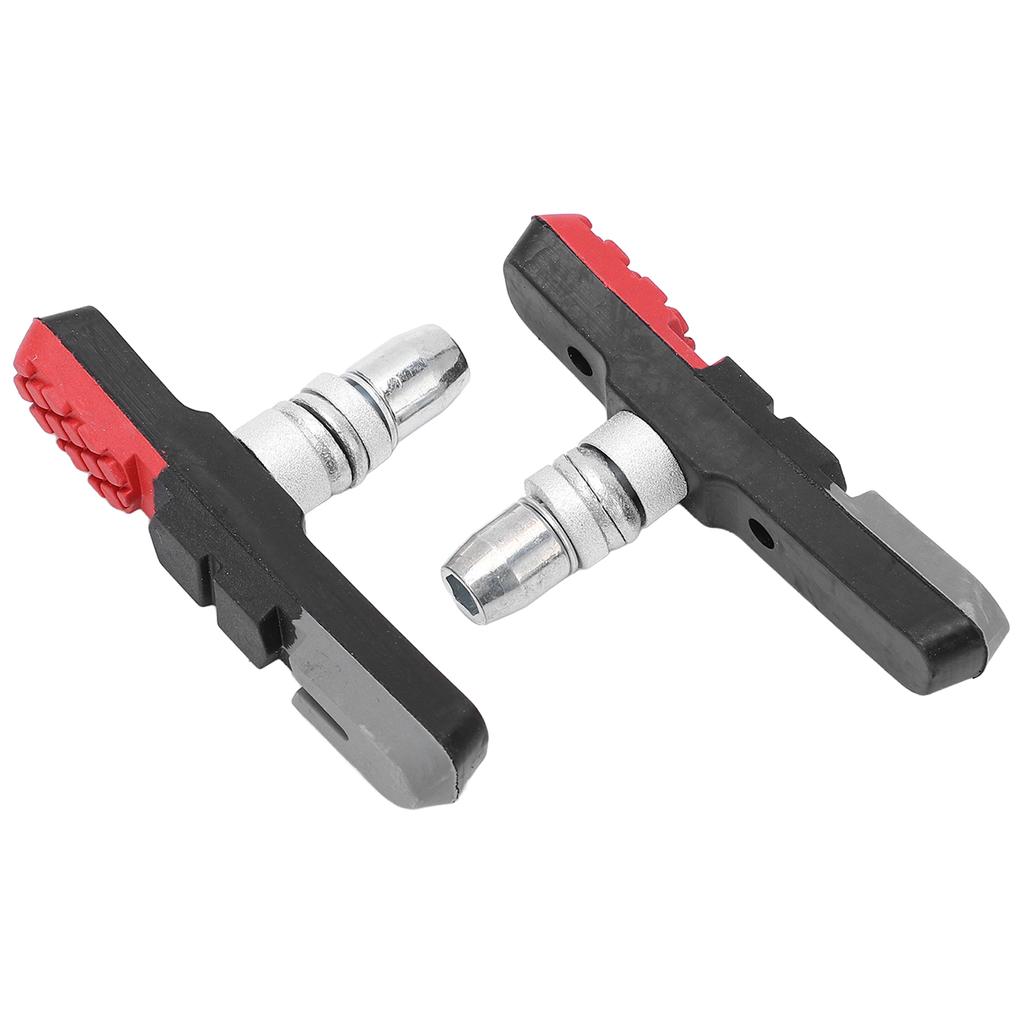 2pcs Bike Brakes Pads 73mm  2.87in Length Universal All Weather Bicycle V Brake Blocks for