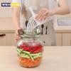 Pickle Jar Press Plastic Holder For Compaction In Kimchi Jar Fermentation Weight Press For Kitchen Home Cooking Making Kimchi