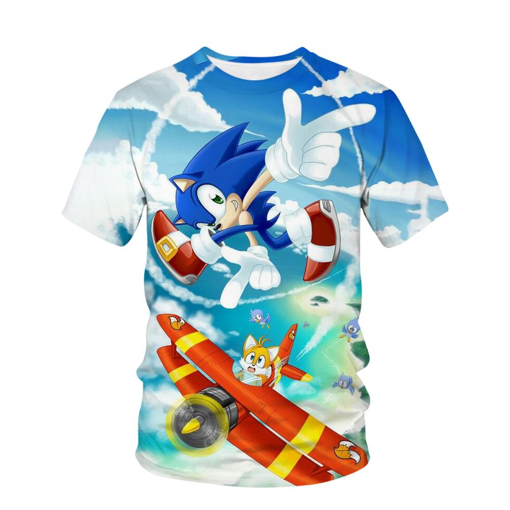 Round Neck 3D Print Fashionable Casual Short Sleeved Children's Boy T-shirts - Soft Medium Stretch Polyester Fabric Summer Relaxed Fit Clothing