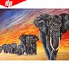 5D DIY Picture Rhinestone Mosaic Diamond Embroidery Animal Diamond Painting Elephant