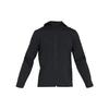 Solid Color Hooded Zip Jacket Men Jackets Black 1320950-001