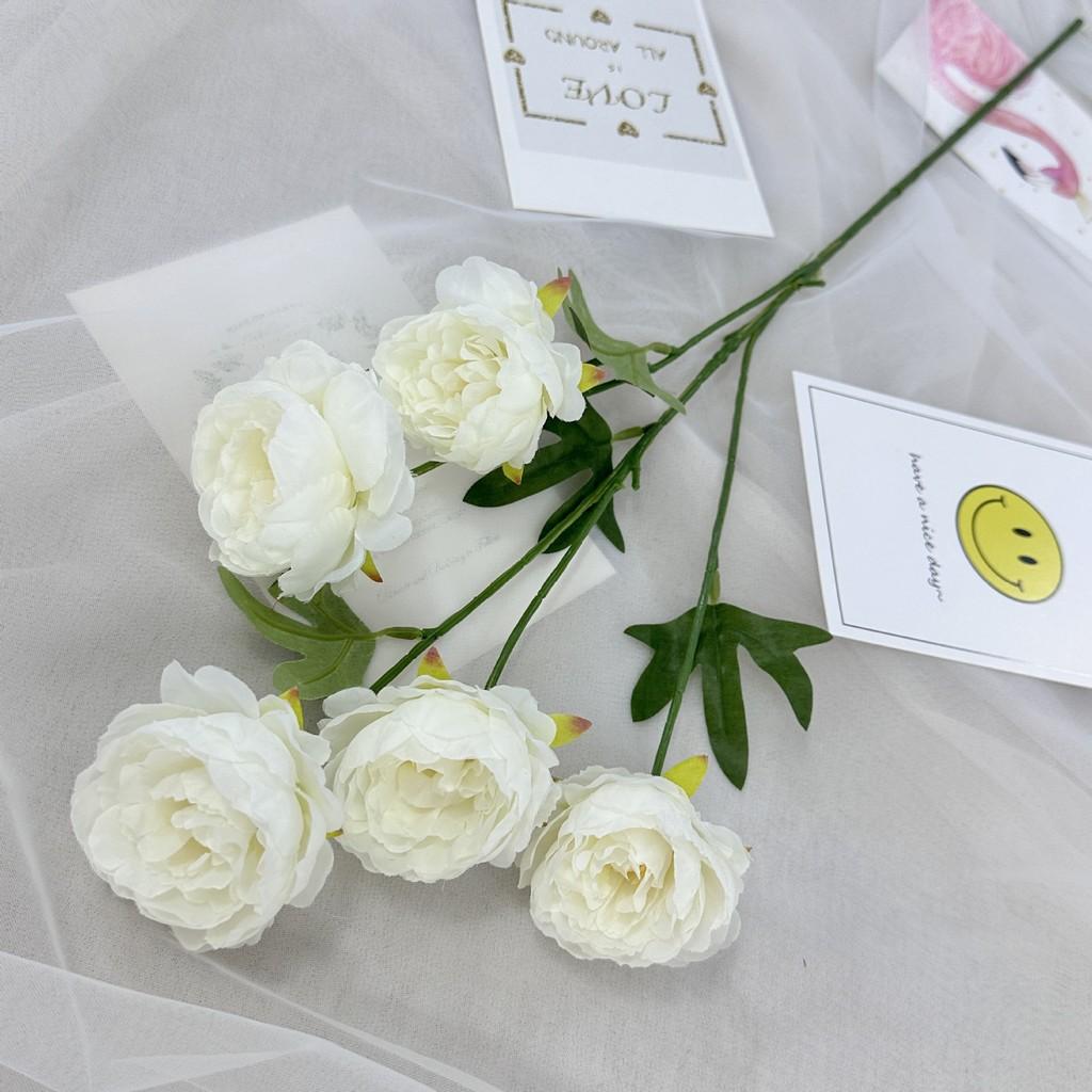 Flower Artificial Peony Wedding Hotel Restaurant Decoration Desktop Ornament